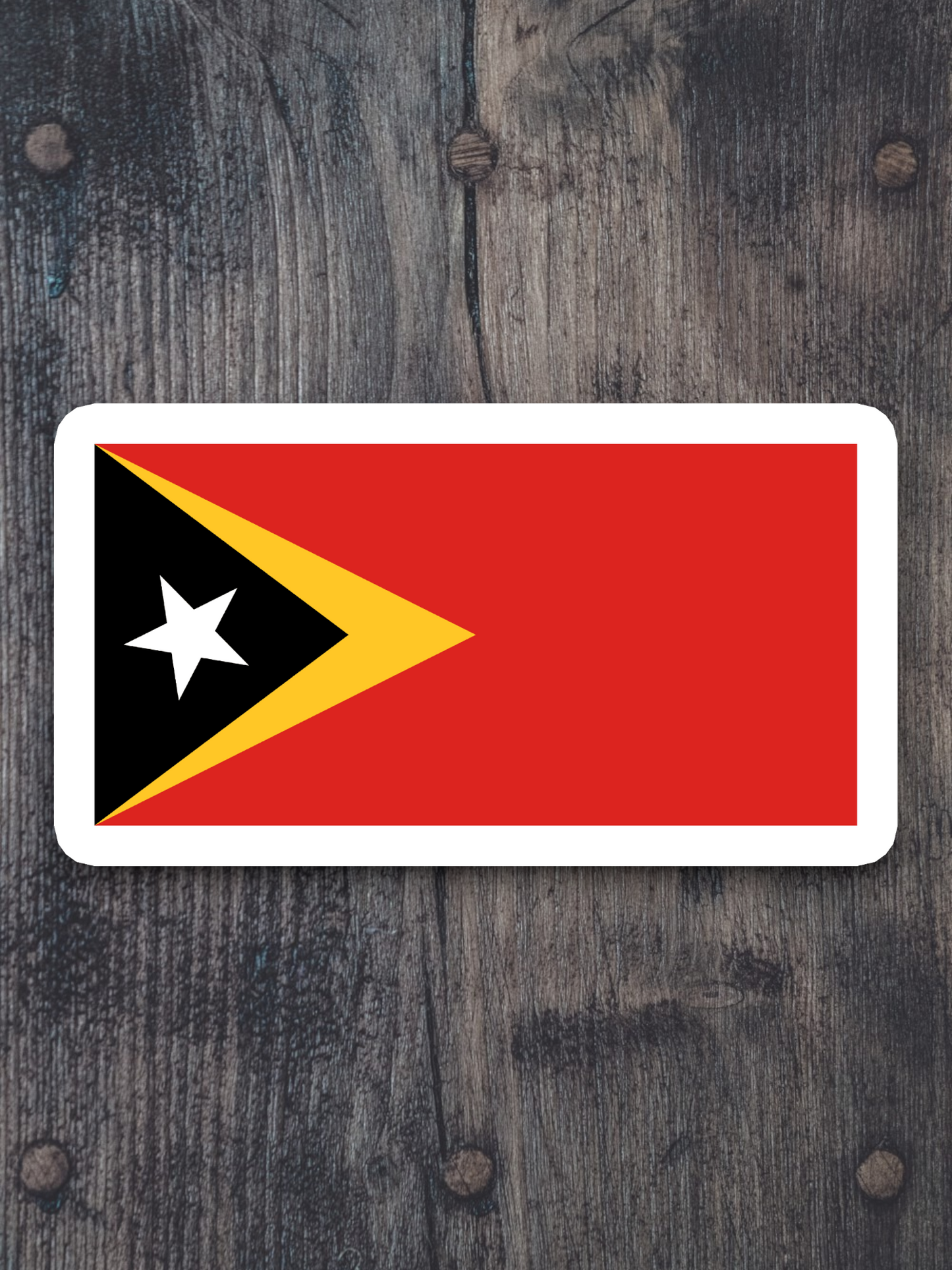 Timor-Leste Flag - International Country Flag Sticker