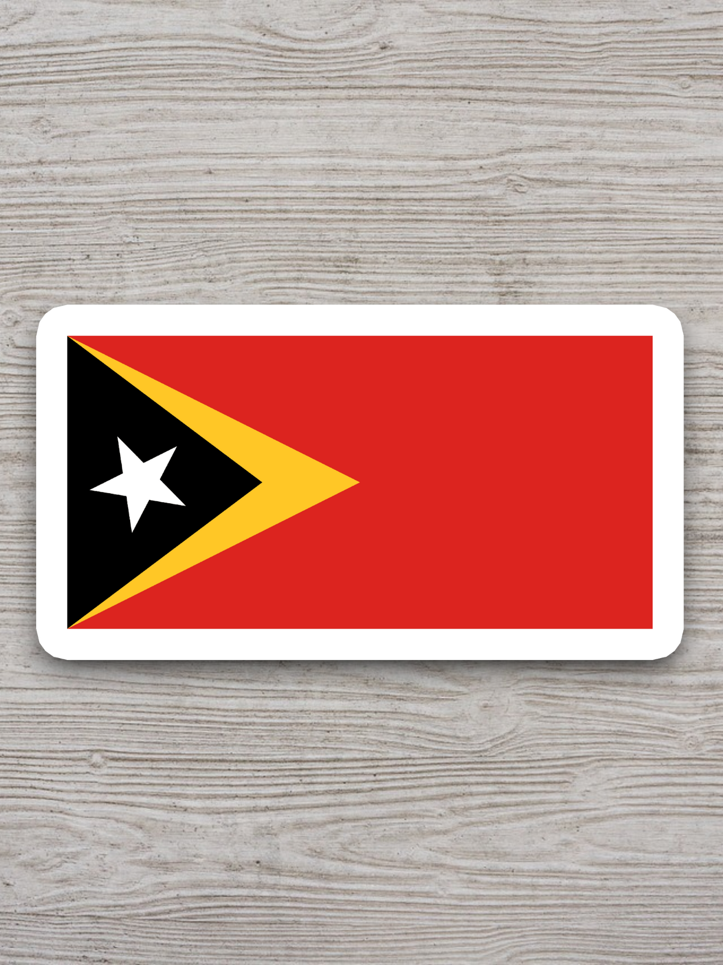 Timor-Leste Flag - International Country Flag Sticker