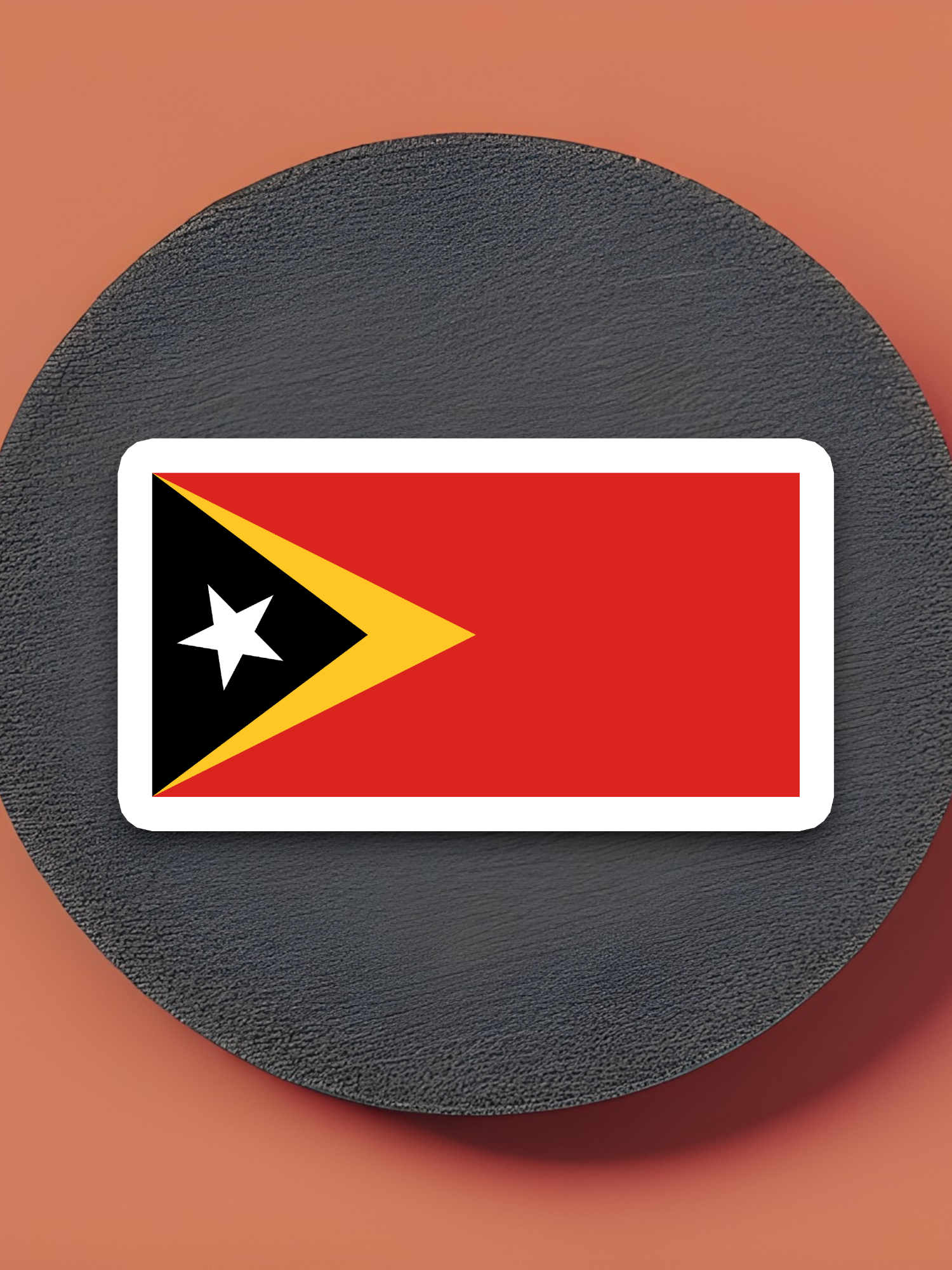 Timor-Leste Flag - International Country Flag Sticker