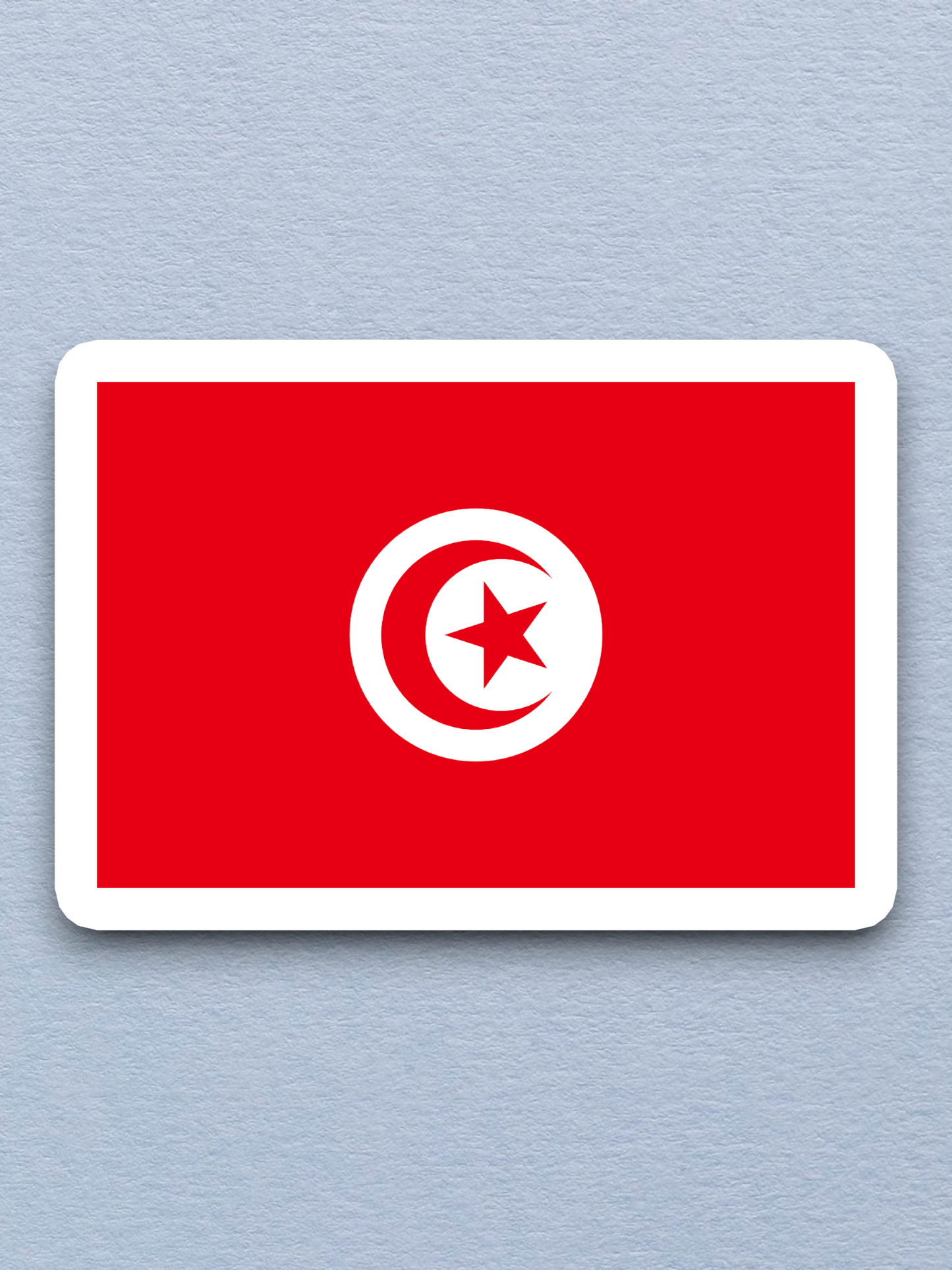 Tunisia Flag - International Country Flag Sticker
