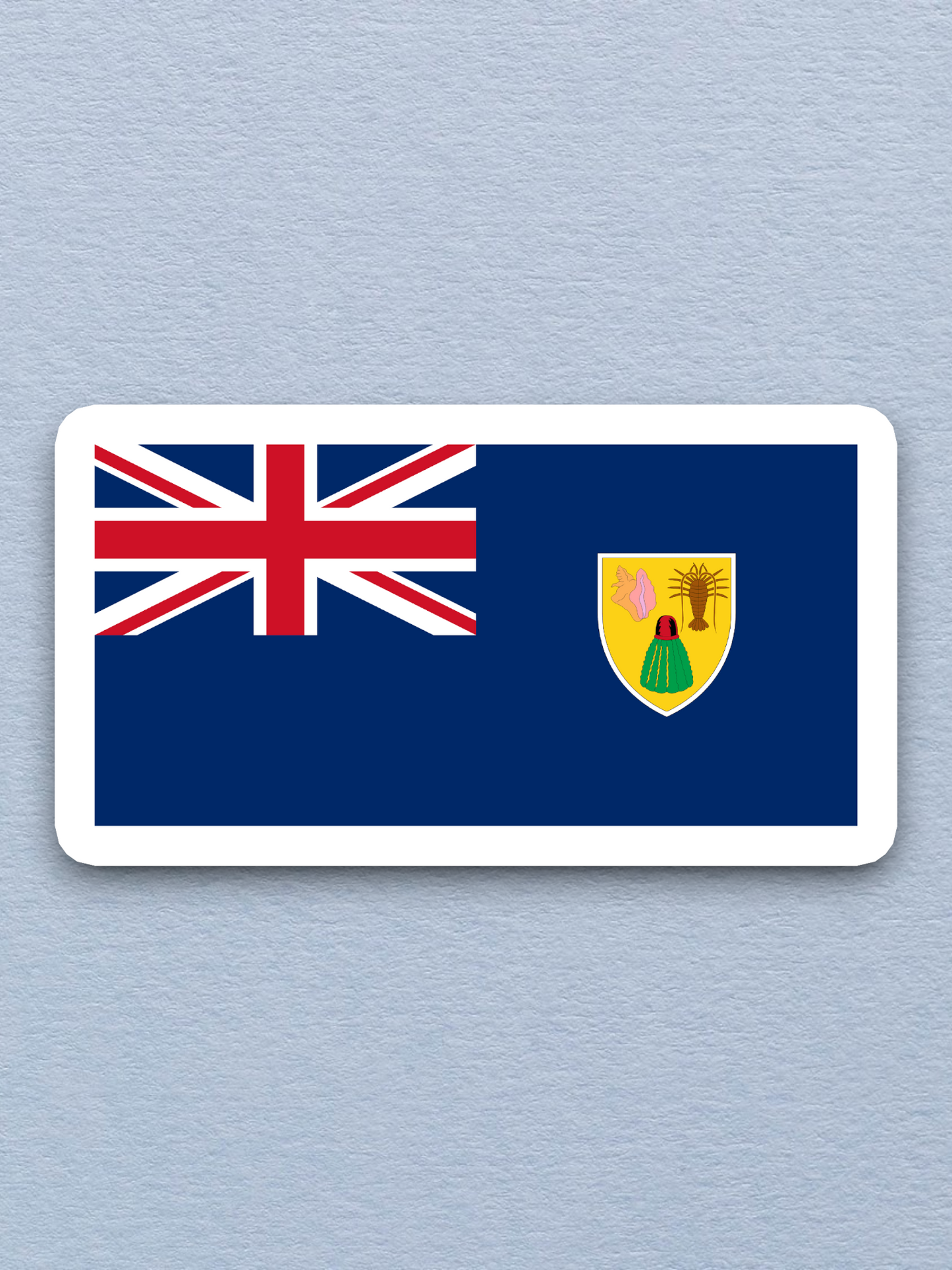 Turks and Caicos Flag - International Country Flag Sticker