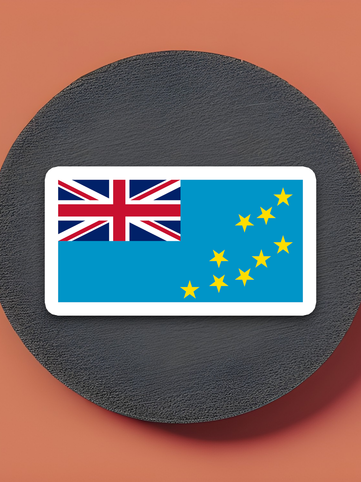 Tuvalu Flag - International Country Flag Sticker
