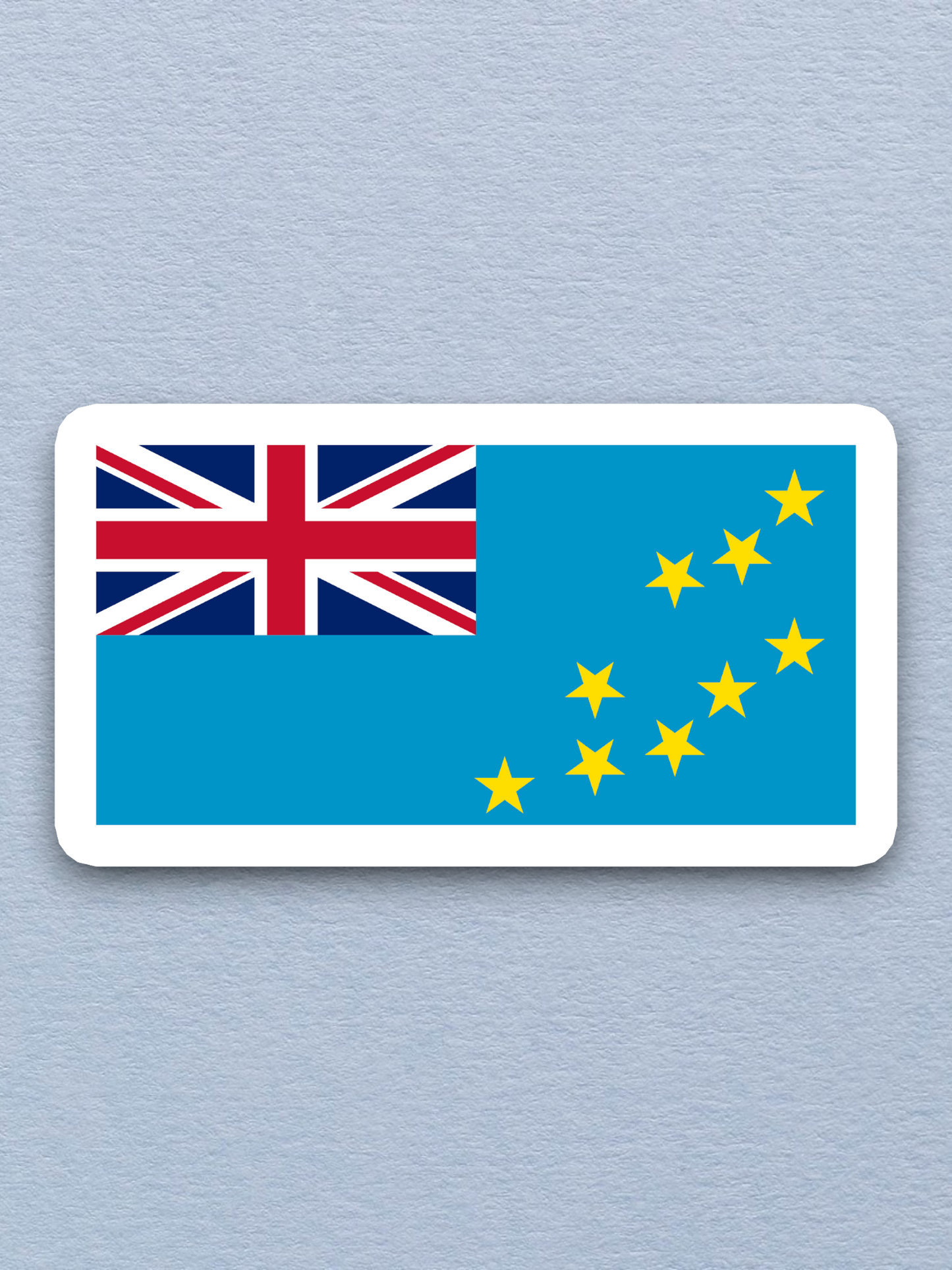Tuvalu Flag - International Country Flag Sticker