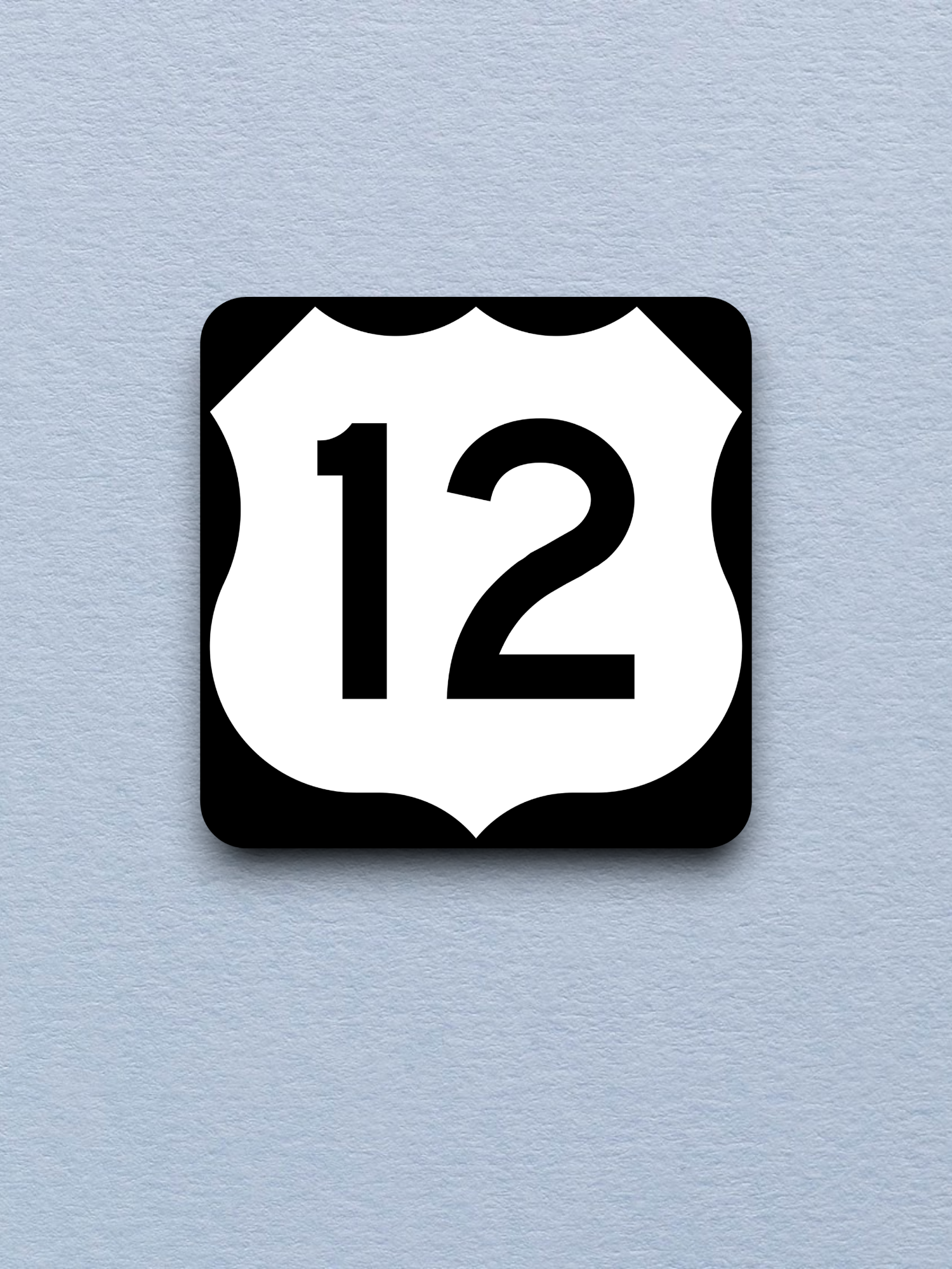 U.S. Route 12 Road Sign Sticker