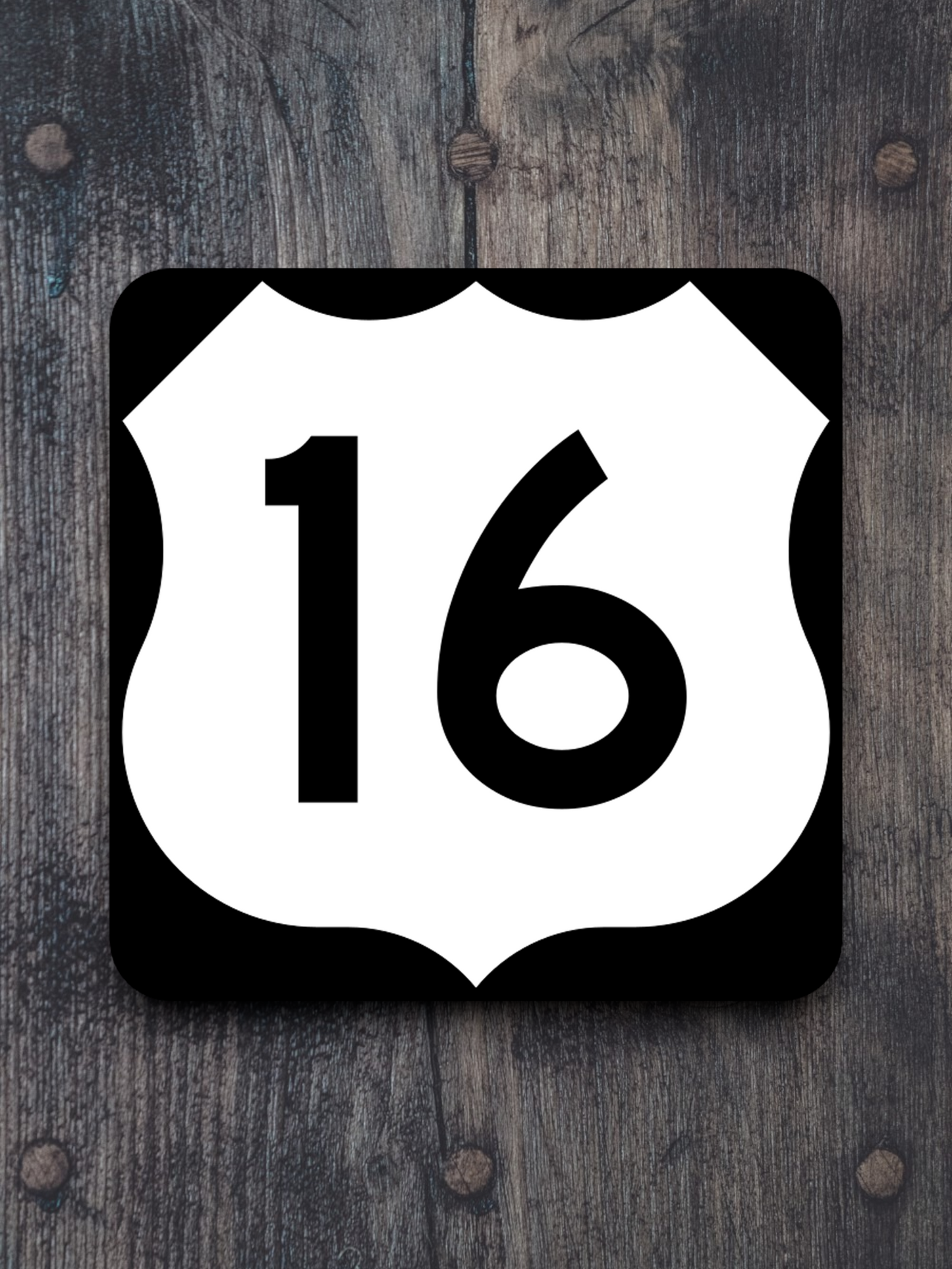 U.S. Route 16 Road Sign Sticker