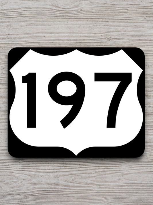 U.S. Route 197 Road Sign Sticker