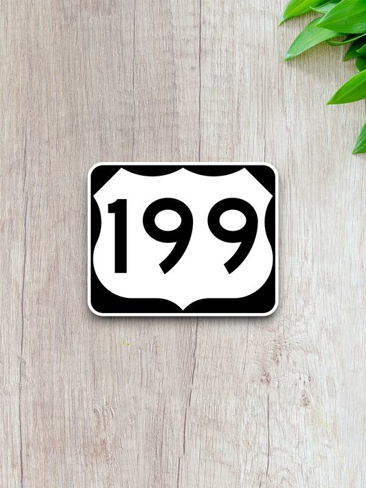 U.S. Route 199 Road Sign Sticker