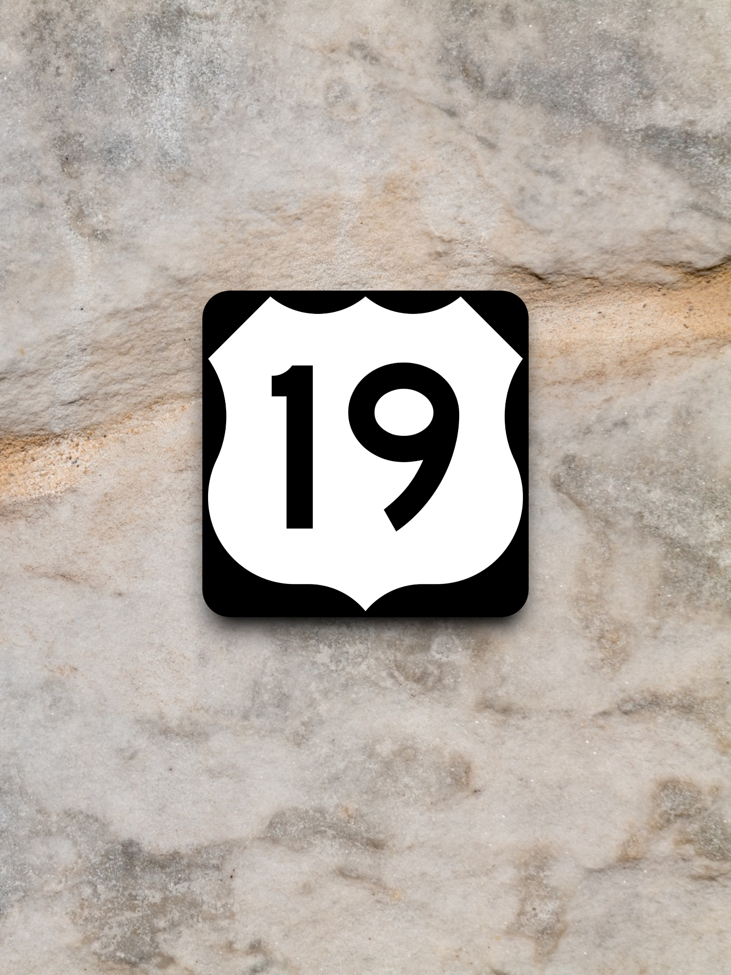 U.S. Route 19 Road Sign Sticker