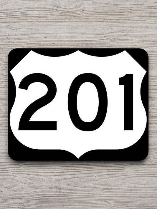 U.S. Route 201 Road Sign Sticker