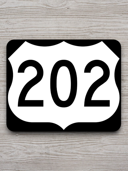 U.S. Route 202 Road Sign Sticker