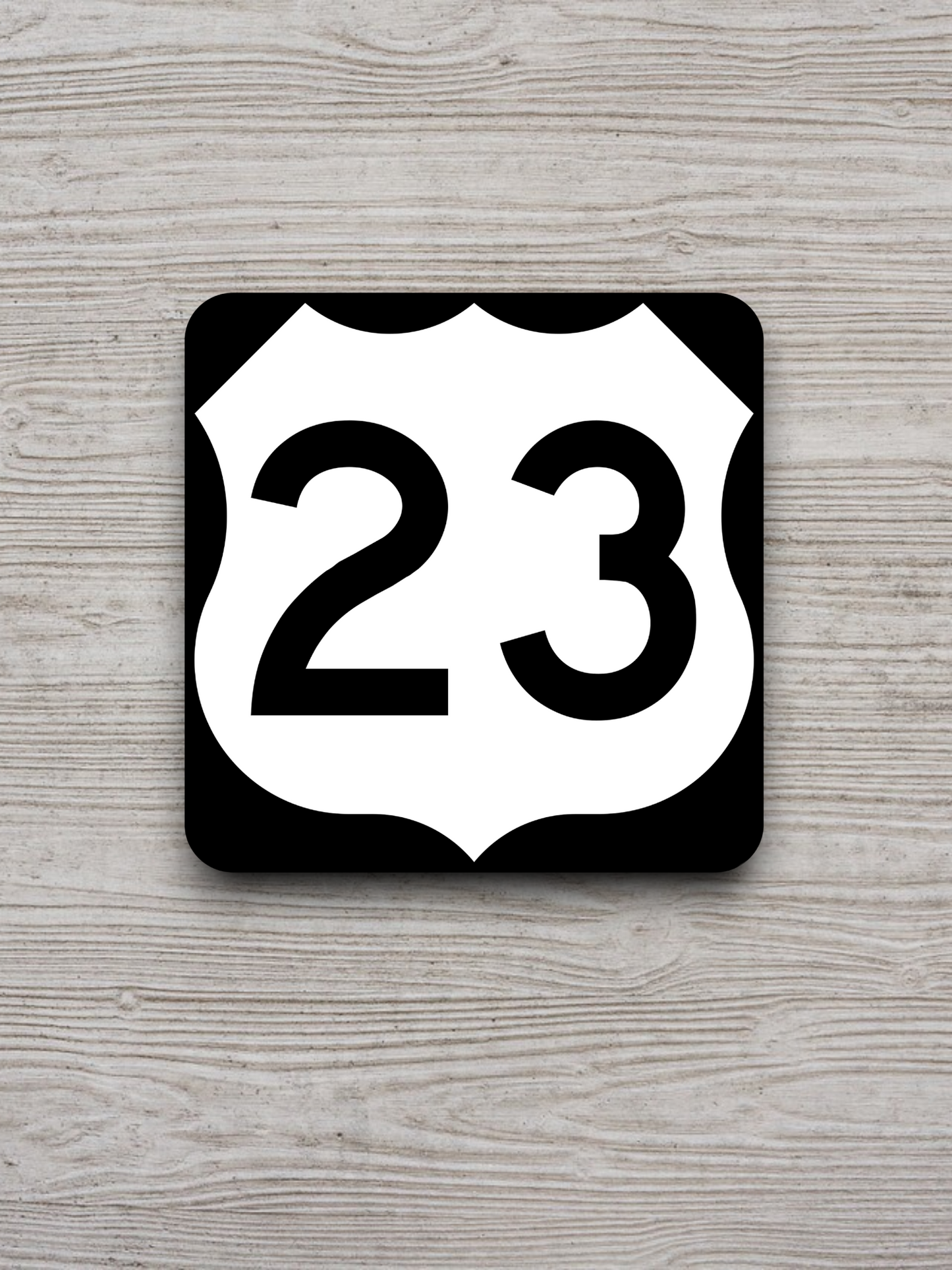 U.S. Route 23 Road Sign Sticker