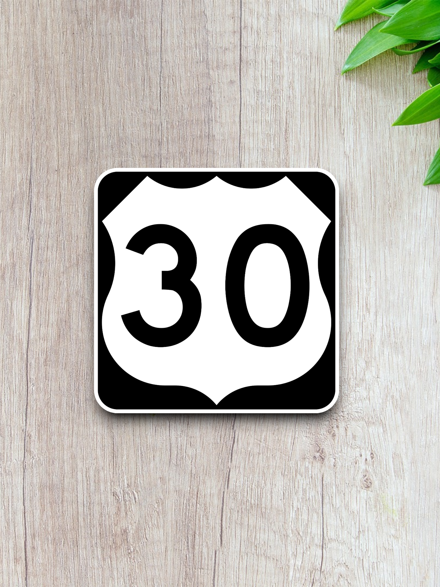 U.S. Route 30 Road Sign Sticker