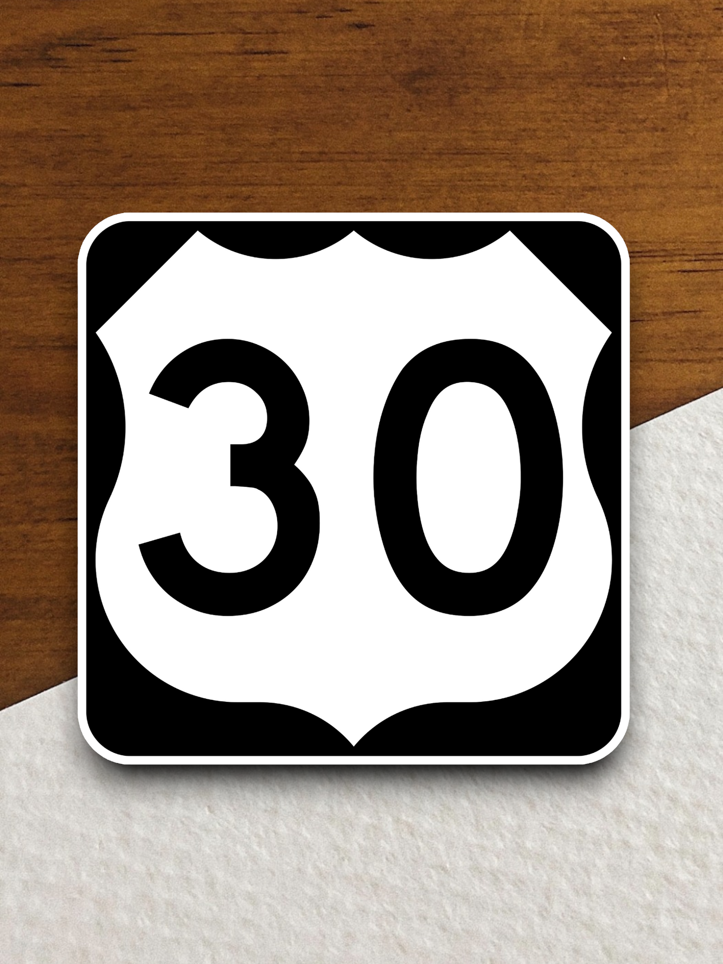 U.S. Route 30 Road Sign Sticker