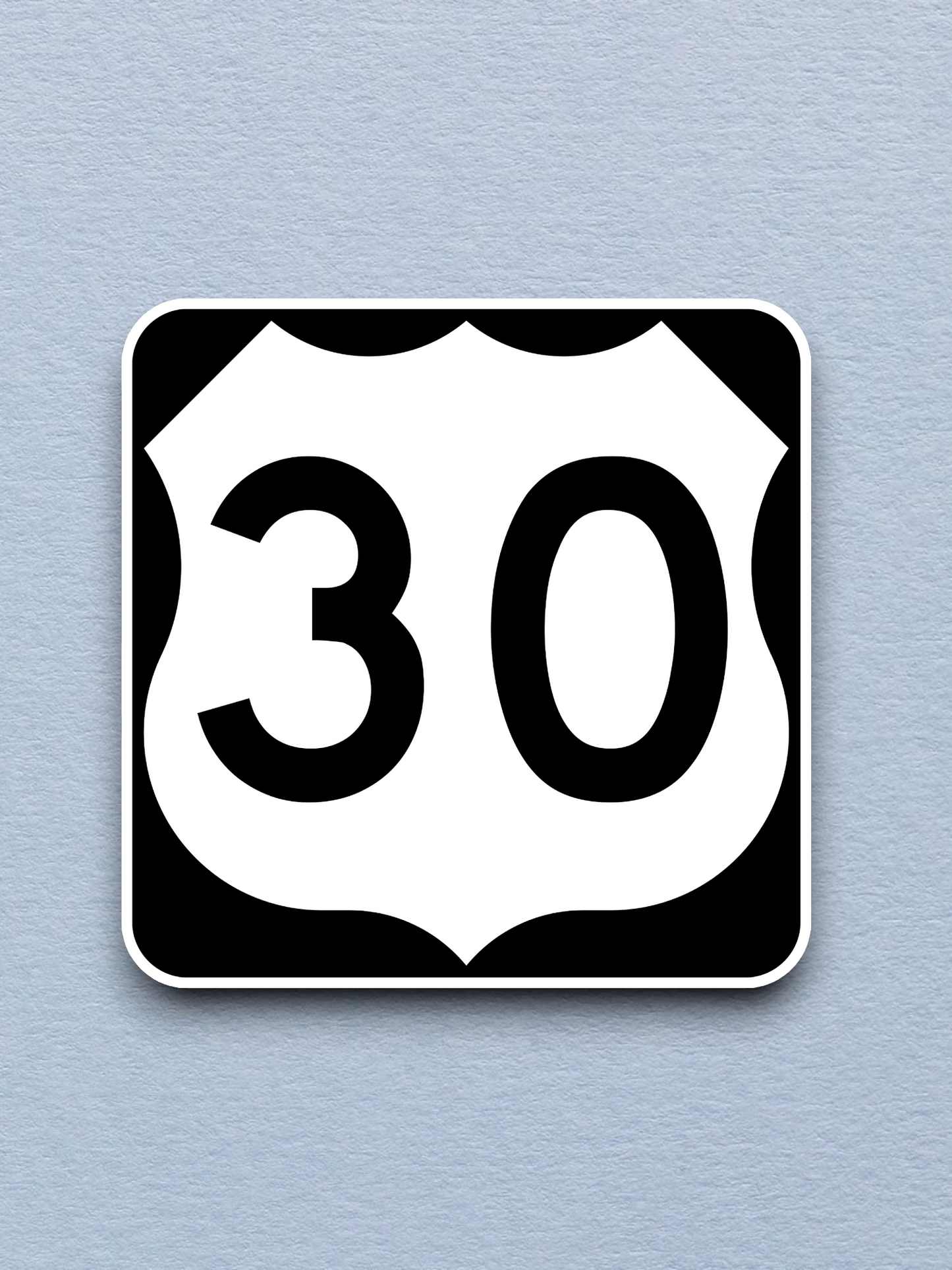 U.S. Route 30 Road Sign Sticker
