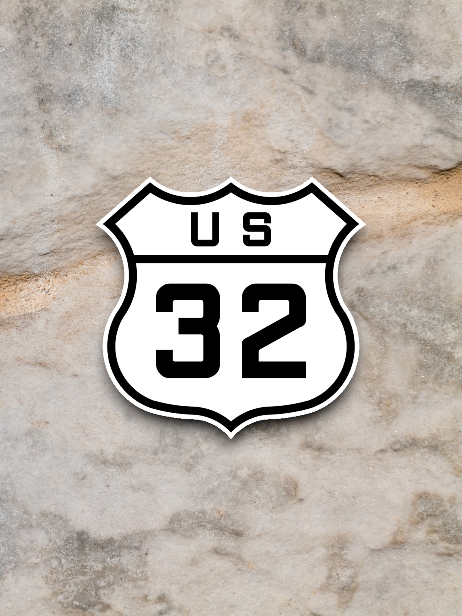 U.S. Route 32 Road Sign Sticker