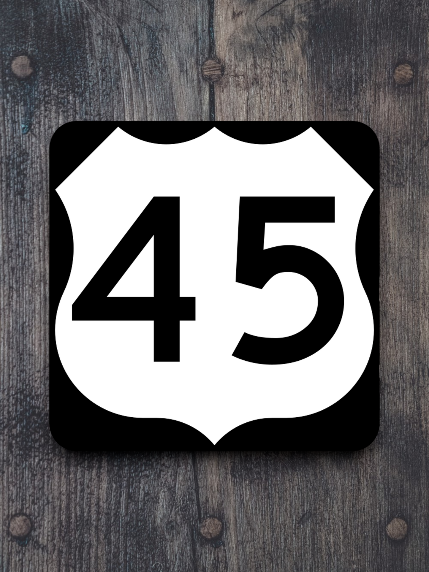 U.S. Route 45 Road Sign Sticker