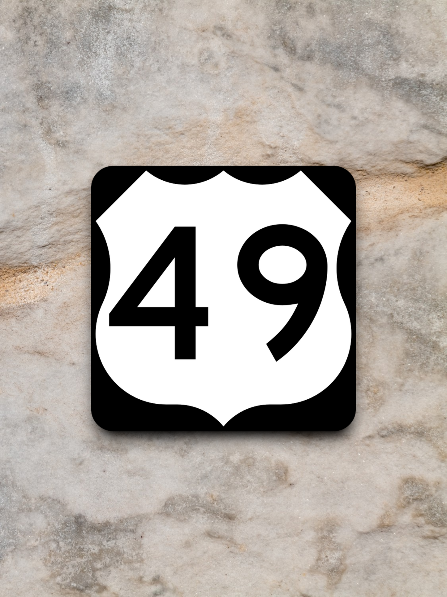 U.S. Route 49 Road Sign Sticker