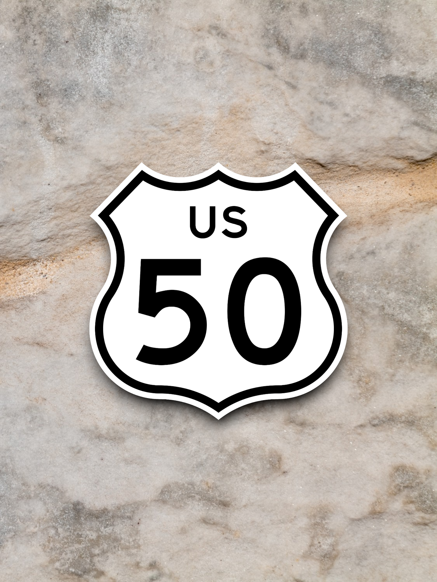 U.S. Route 50 Road Sign Sticker