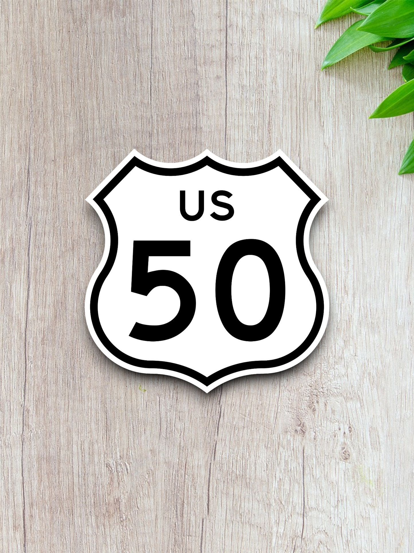 U.S. Route 50 Road Sign Sticker