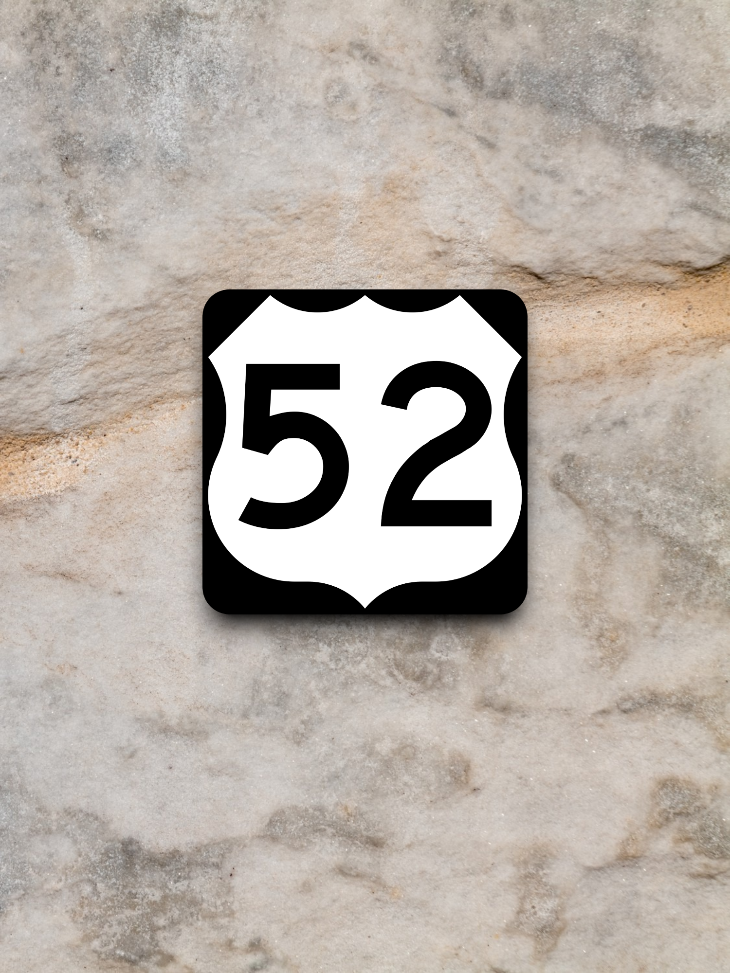 U.S. Route 52 Road Sign Sticker