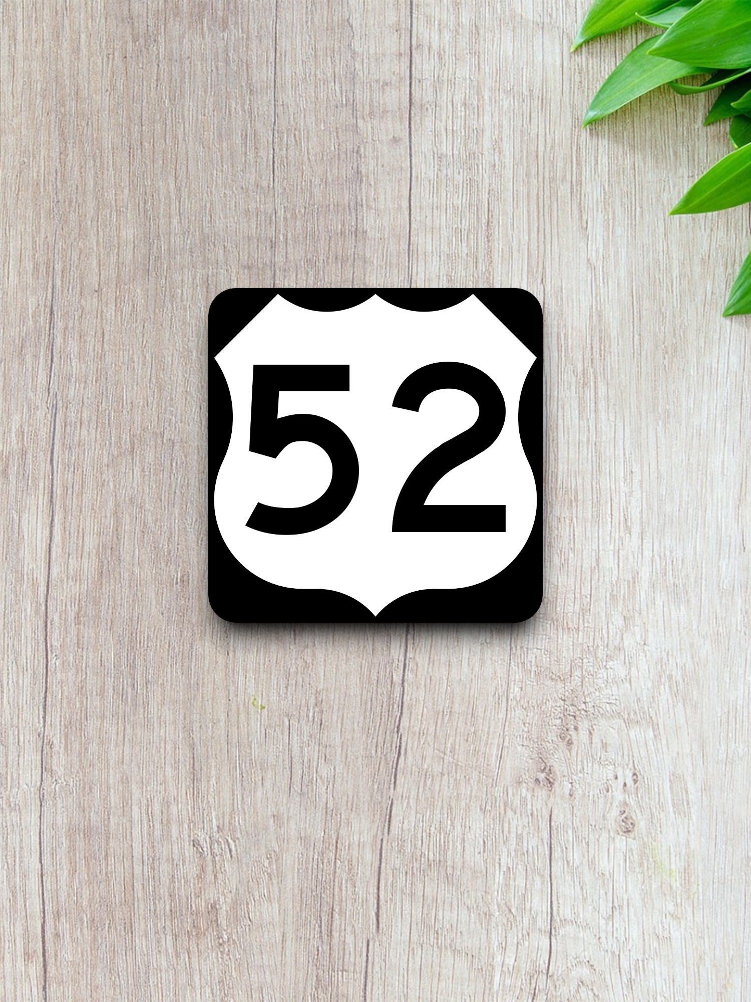 U.S. Route 52 Road Sign Sticker