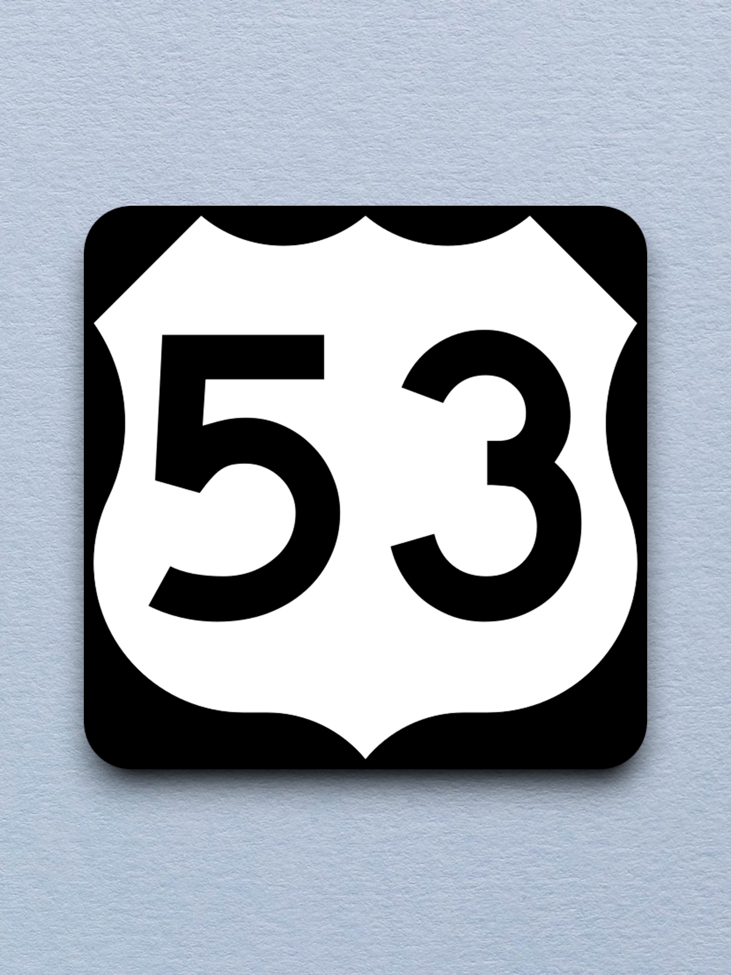 U.S. Route 53 Road Sign Sticker