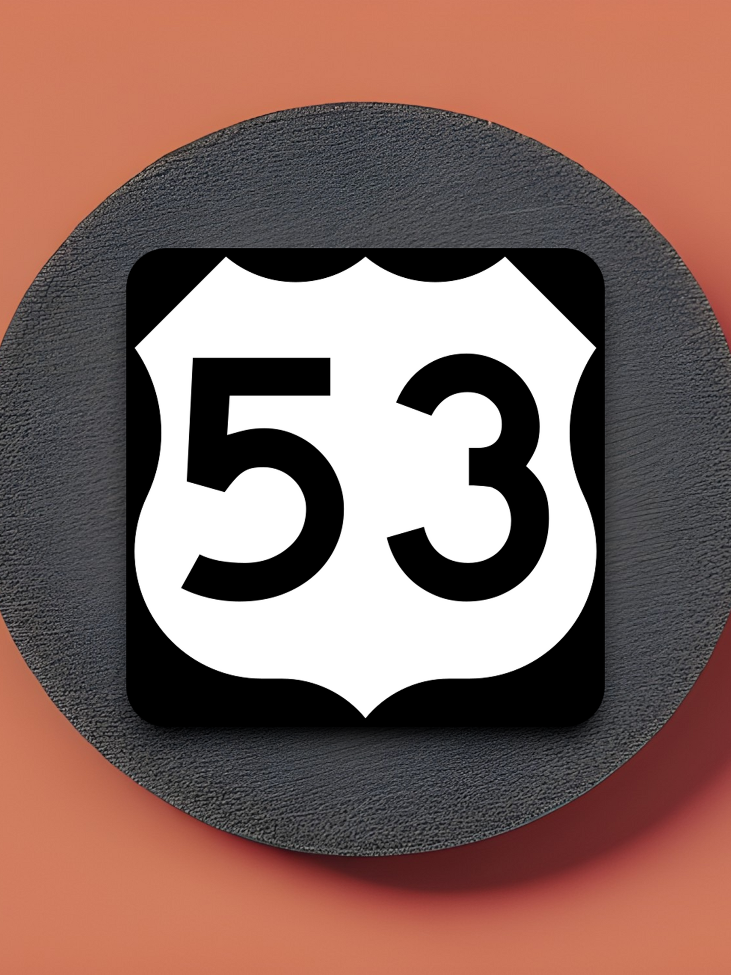 U.S. Route 53 Road Sign Sticker