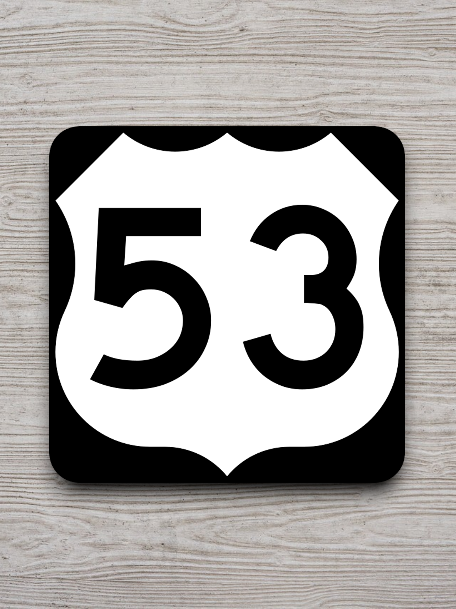 U.S. Route 53 Road Sign Sticker