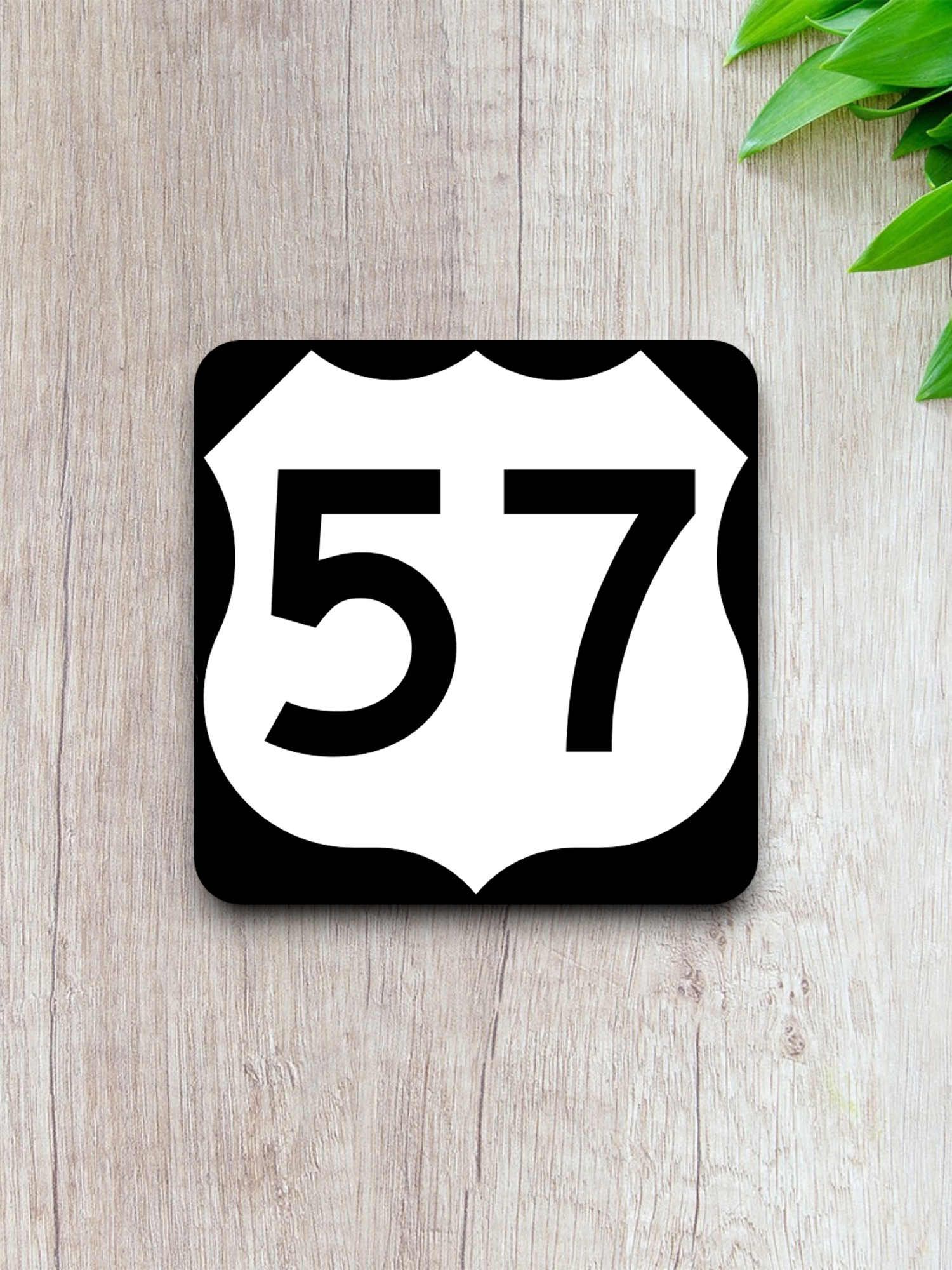 U.S. Route 57 Road Sign Sticker