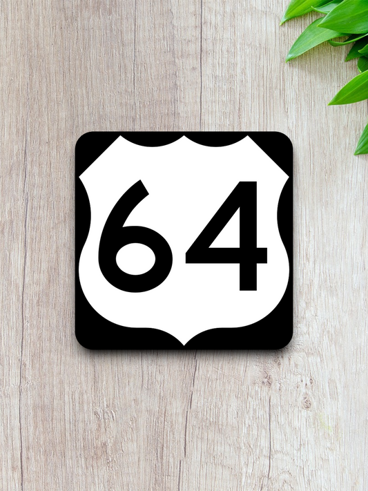 U.S. Route 64 Road Sign Sticker