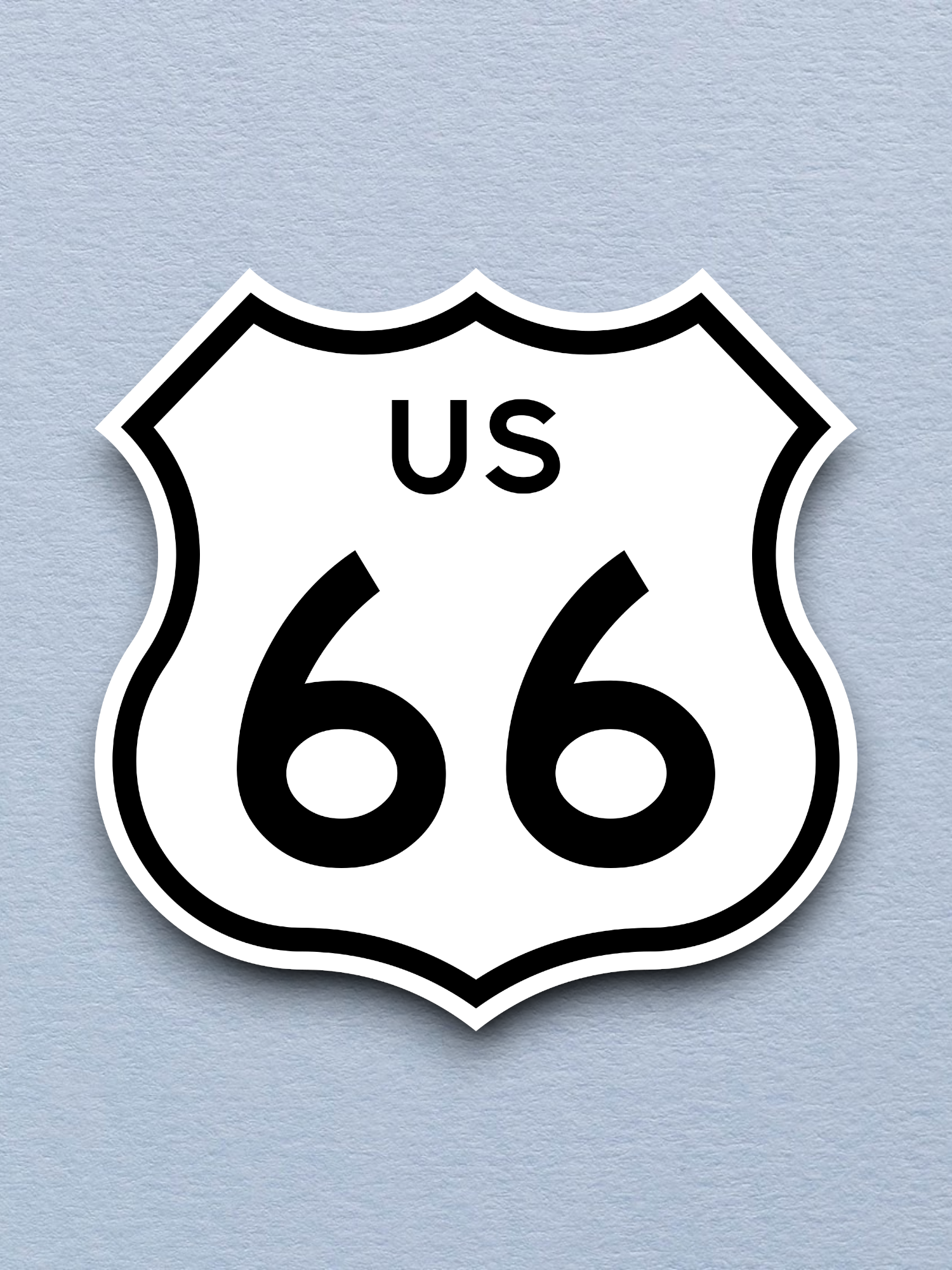 U.S. Route 66 Road Sign Sticker