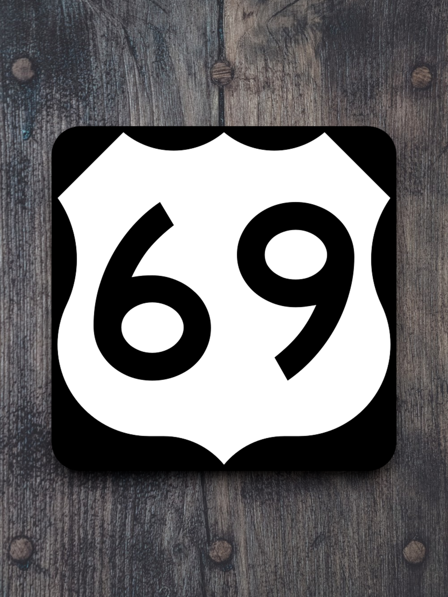 U.S. Route 69 Road Sign Sticker