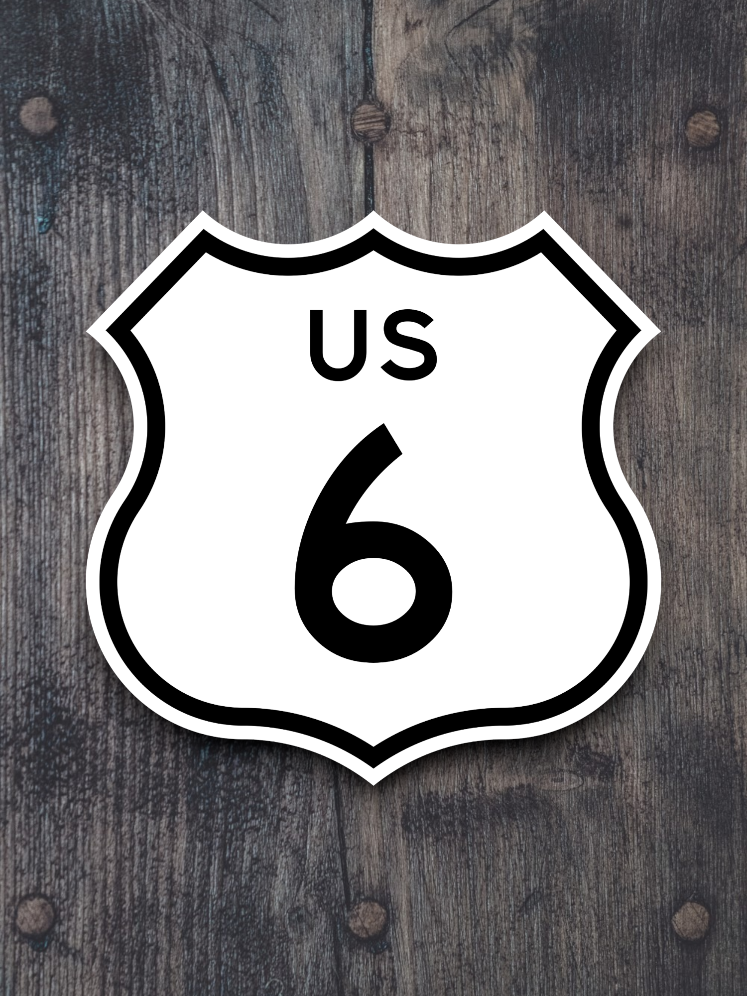 U.S. Route 6 - Alt Road Sign Sticker