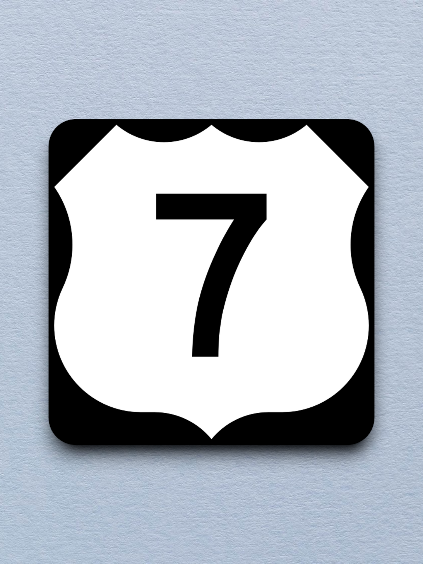 U.S. Route 7 Road Sign Sticker