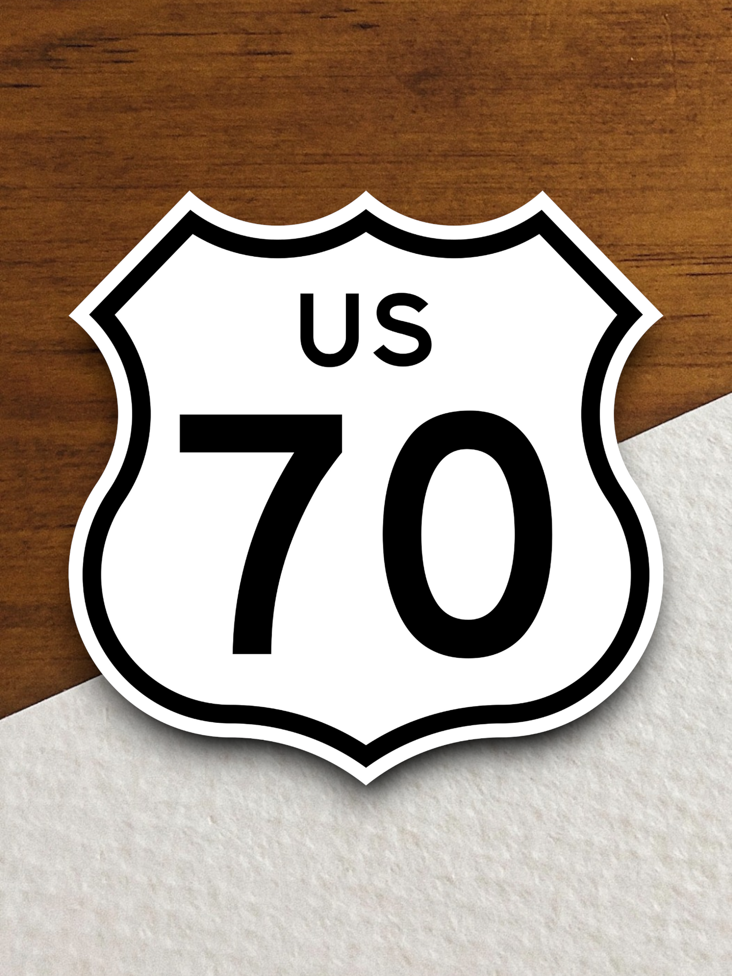 U.S. Route 70 Road Sign Sticker
