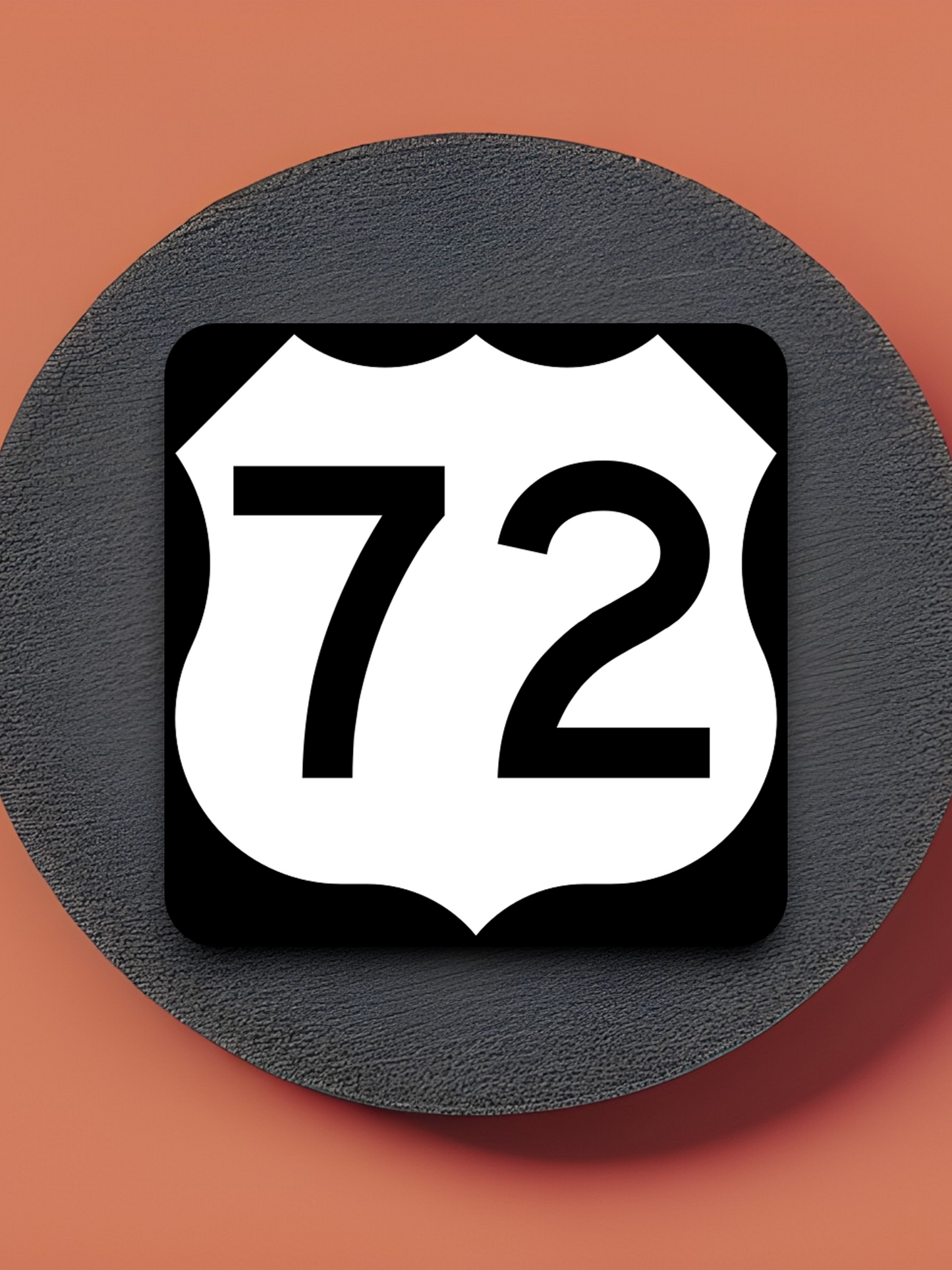 U.S. Route 72 Road Sign Sticker