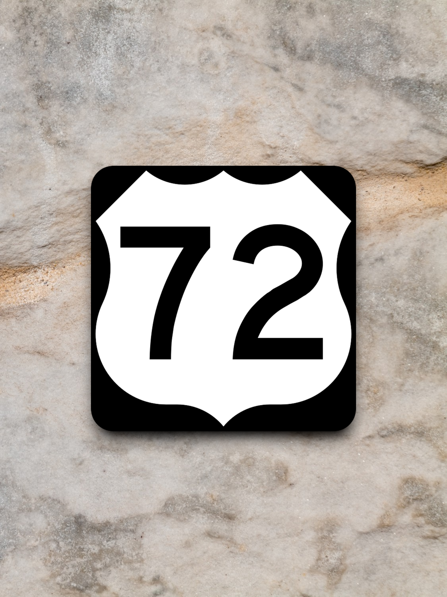 U.S. Route 72 Road Sign Sticker