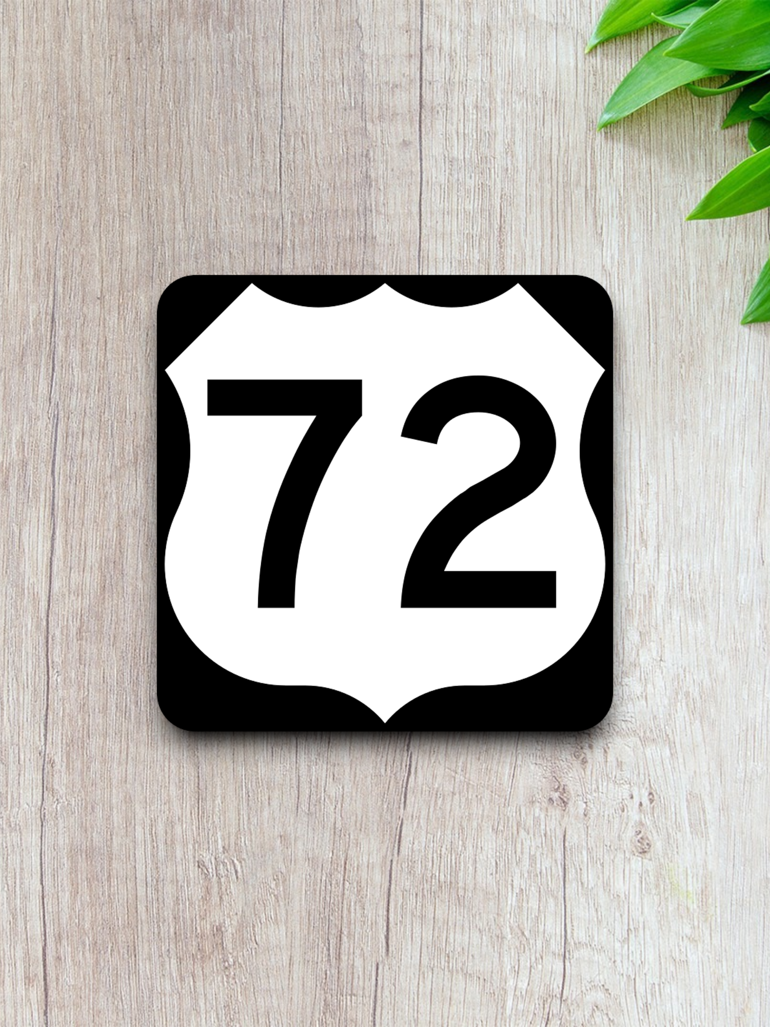 U.S. Route 72 Road Sign Sticker