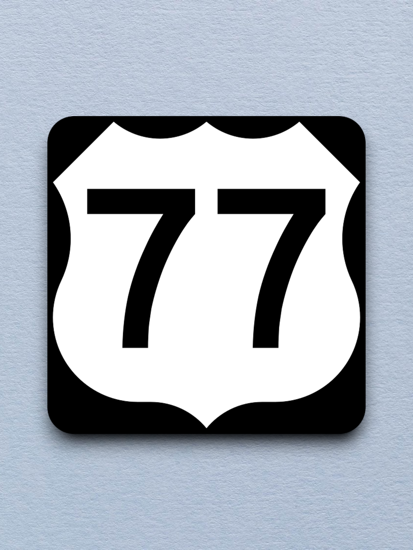 U.S. Route 77 Road Sign Sticker