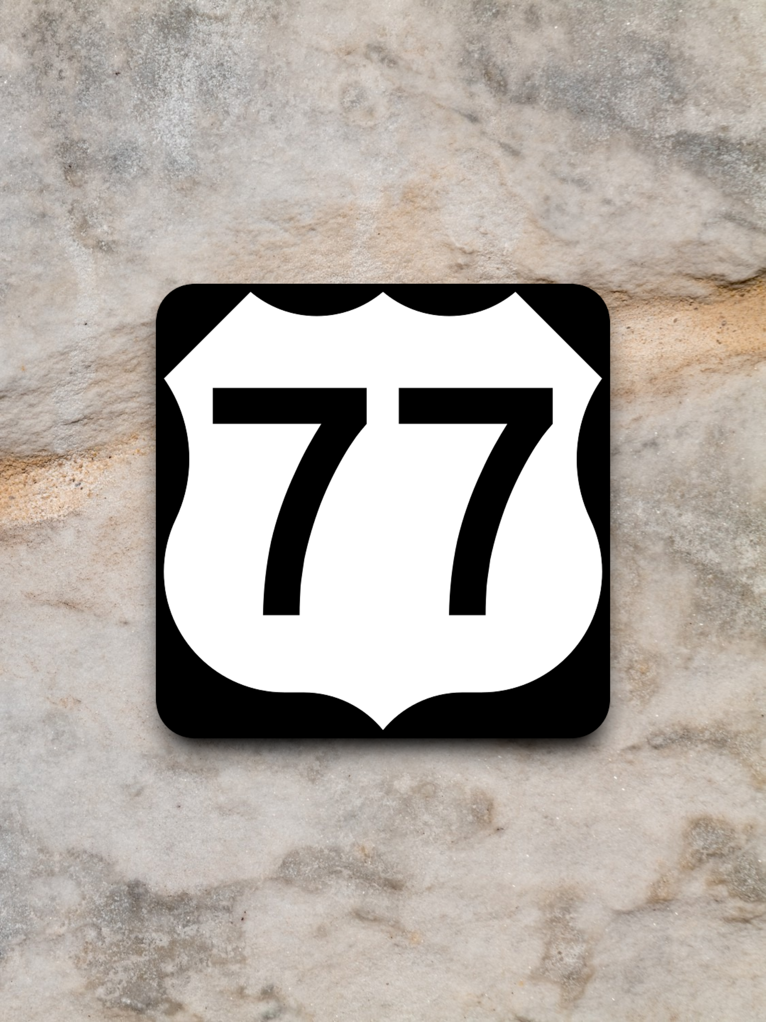 U.S. Route 77 Road Sign Sticker