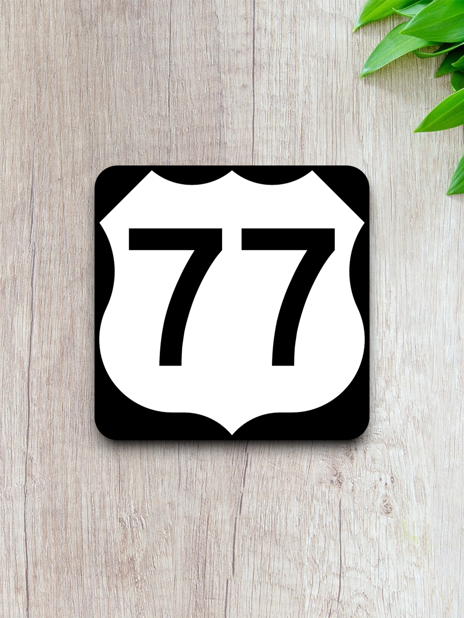 U.S. Route 77 Road Sign Sticker