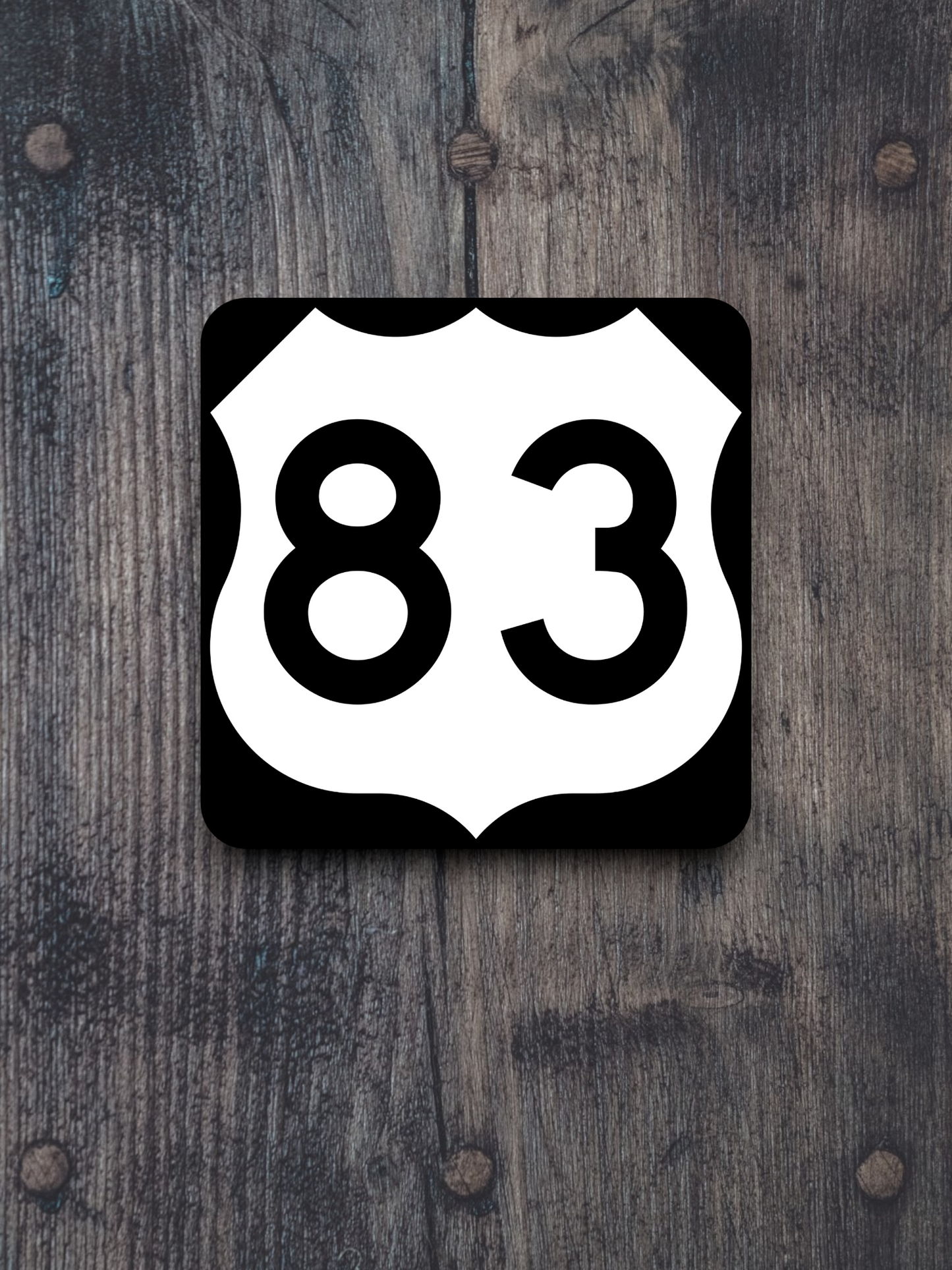U.S. Route 83 Road Sign Sticker