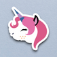 Unicorn Multi Colored Horn Version 3 Animal Sticker