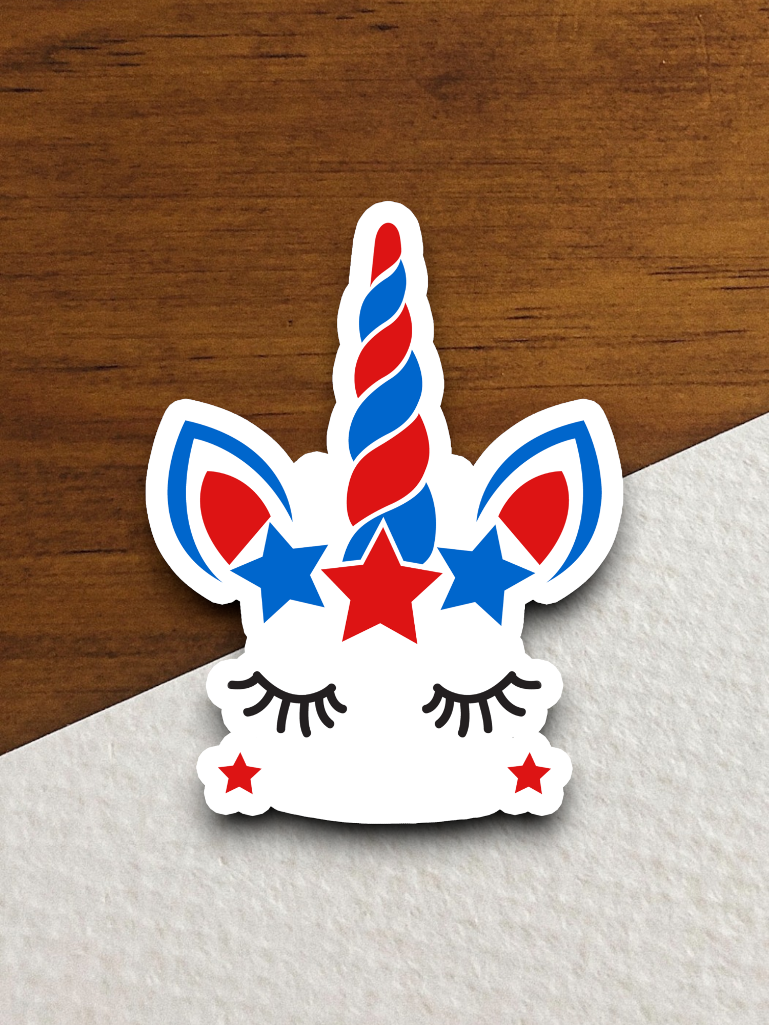 Unicorn Multi Colored Horn Version 4 Animal Sticker