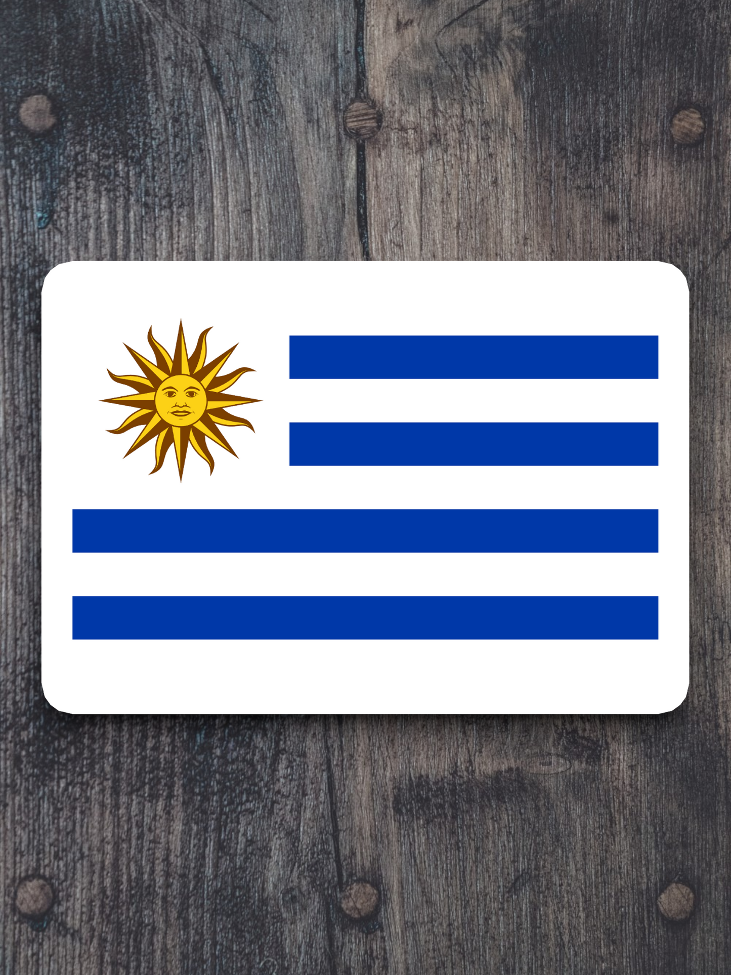 Uruguay Flag - International Country Flag Sticker