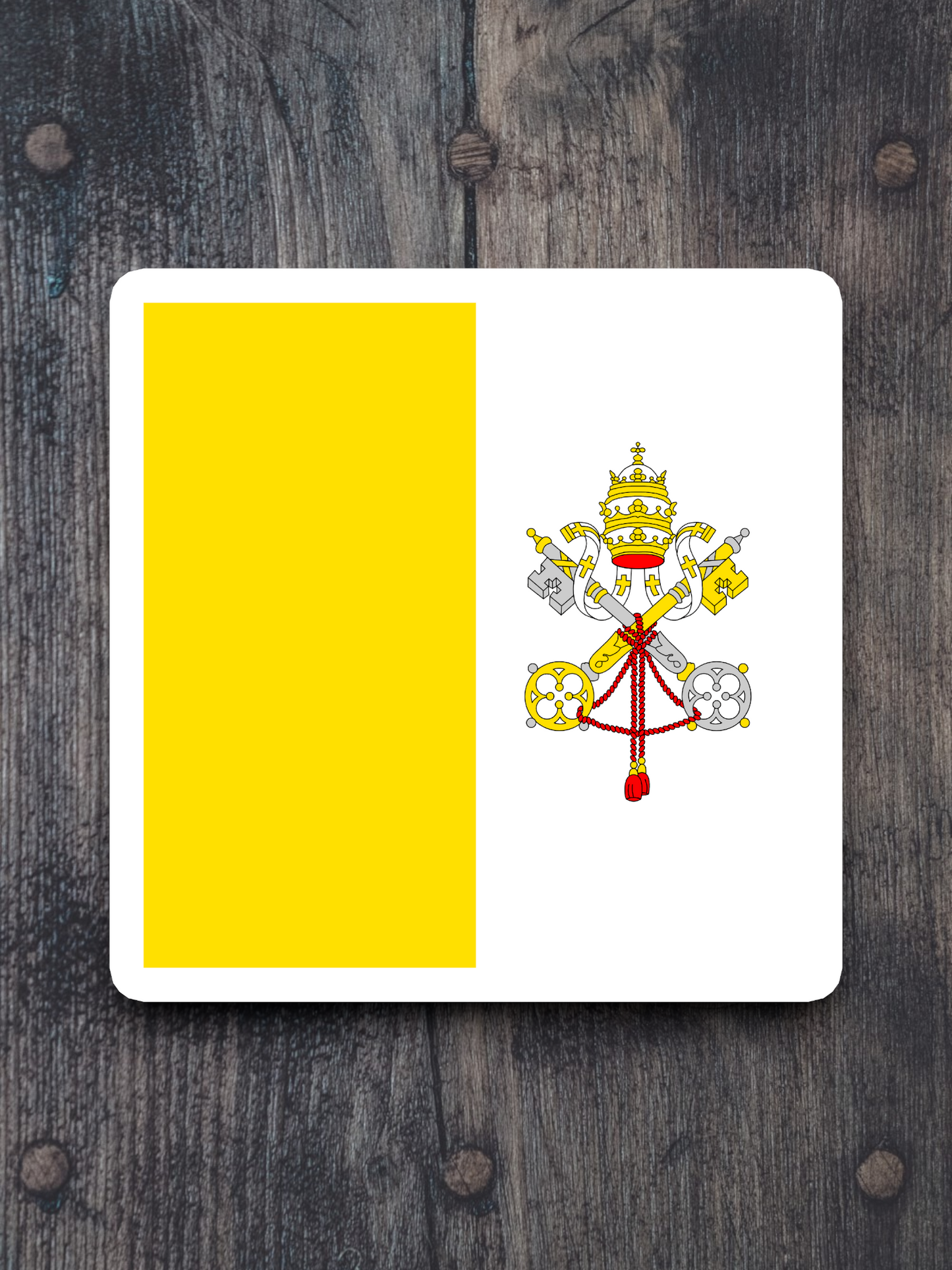 Vatican City (Holy See) Flag - International Country Flag Sticker