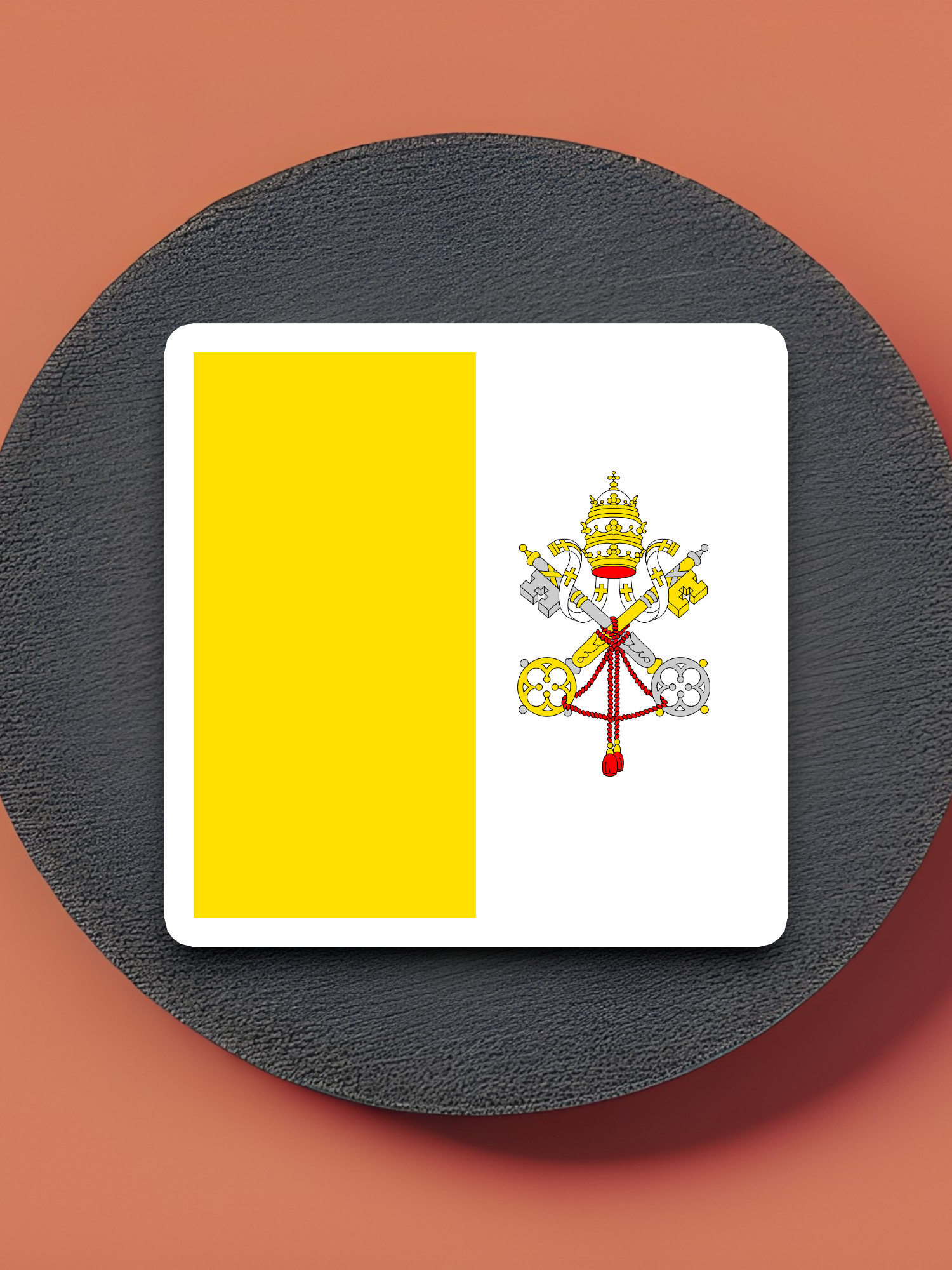 Vatican City (Holy See) Flag - International Country Flag Sticker