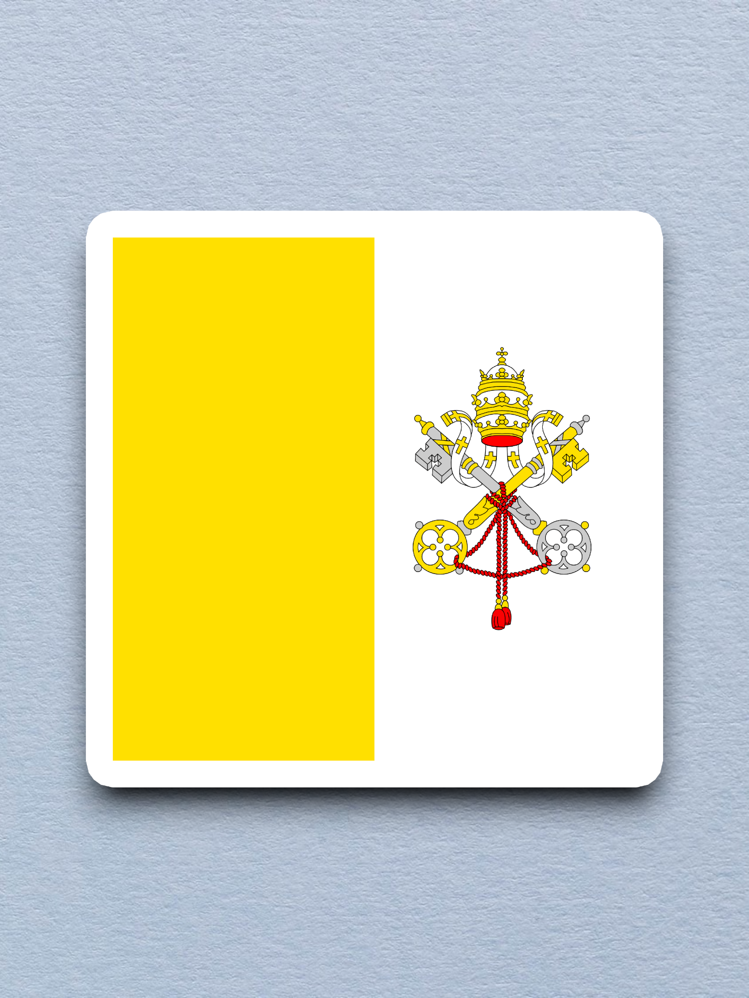 Vatican City (Holy See) Flag - International Country Flag Sticker