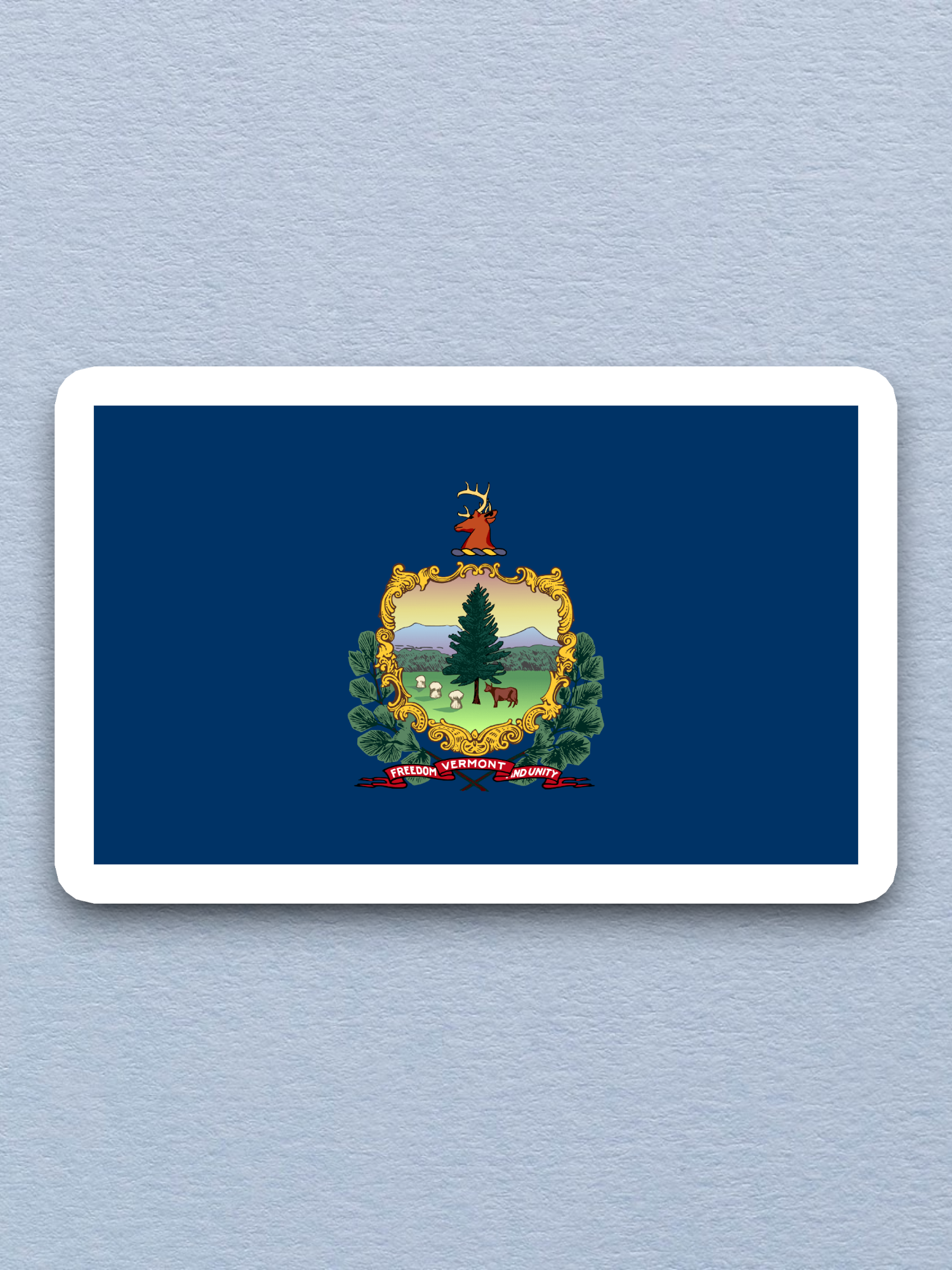 Vermont Flag - State Flag Sticker