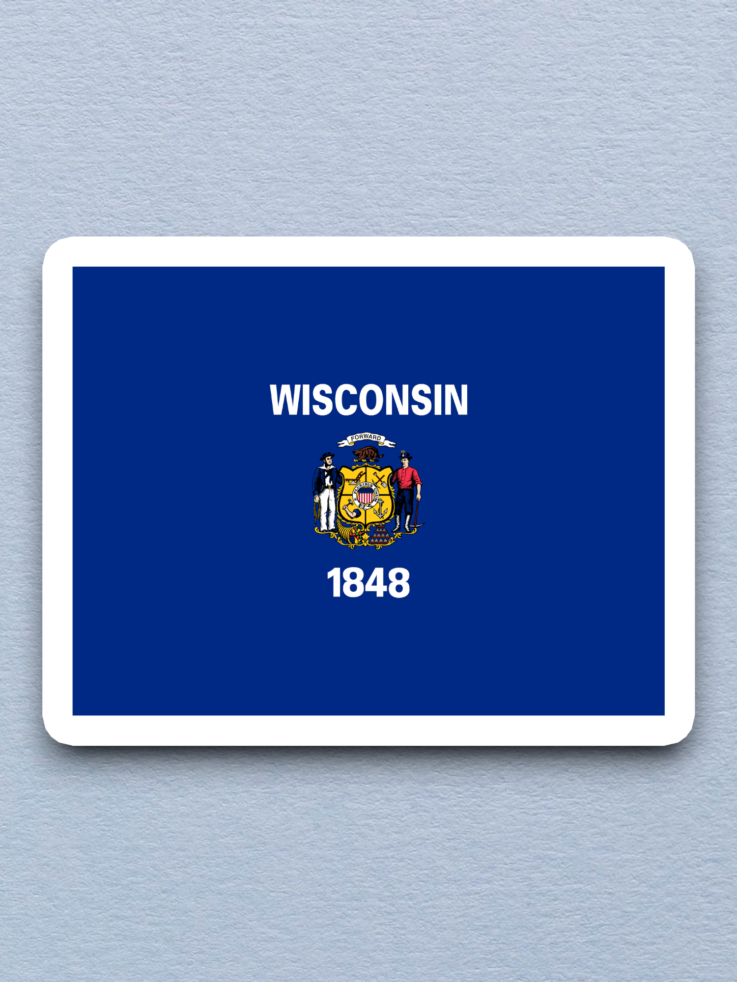 Wisconsin Flag - State Flag Sticker